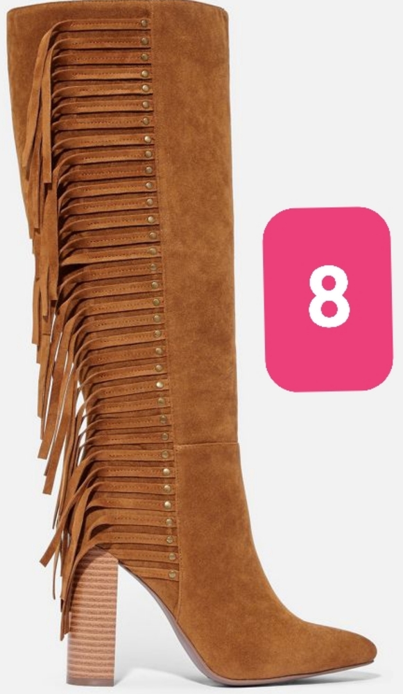 New JustFab brown boots